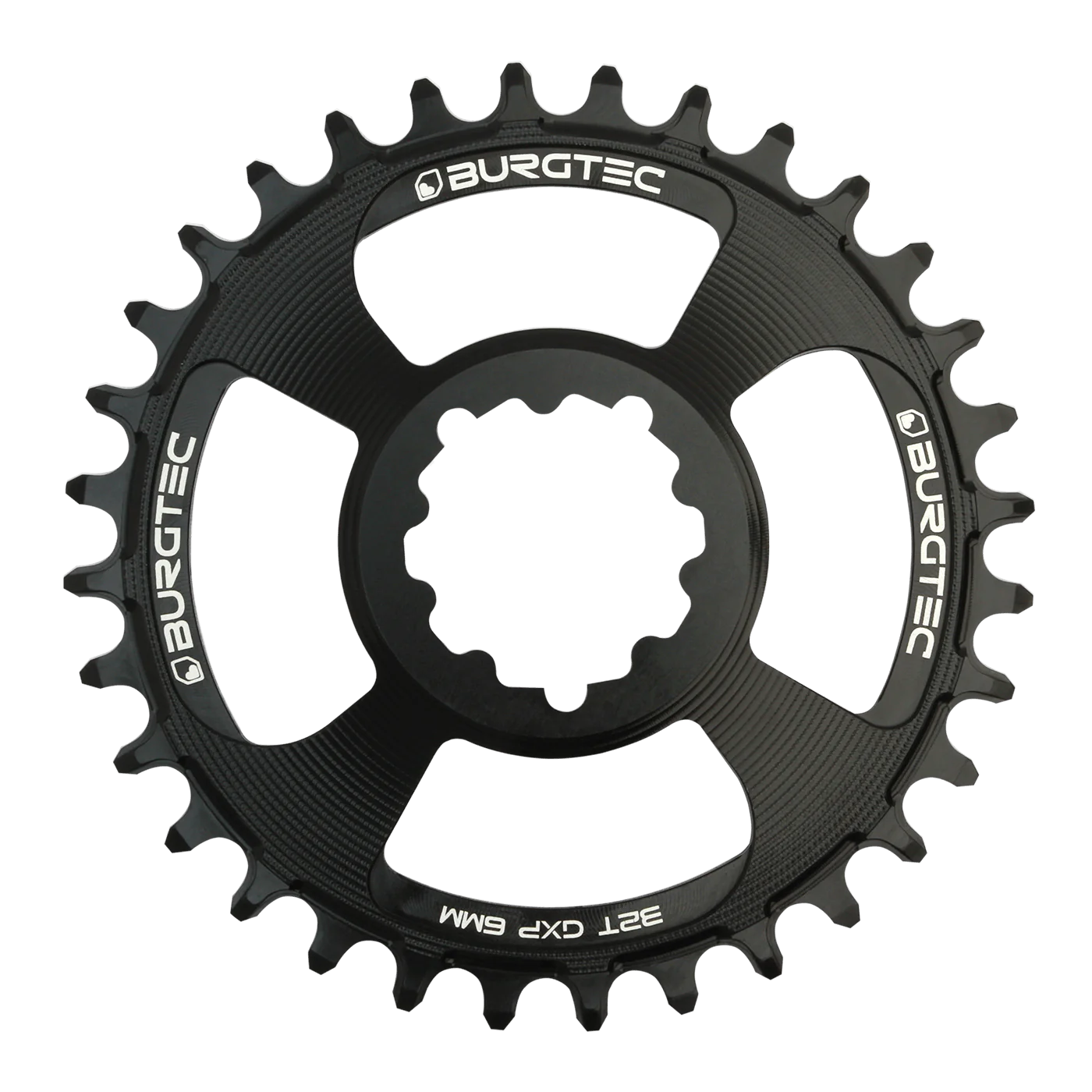Burgtec Chainring Sram 6mm Offset - Black