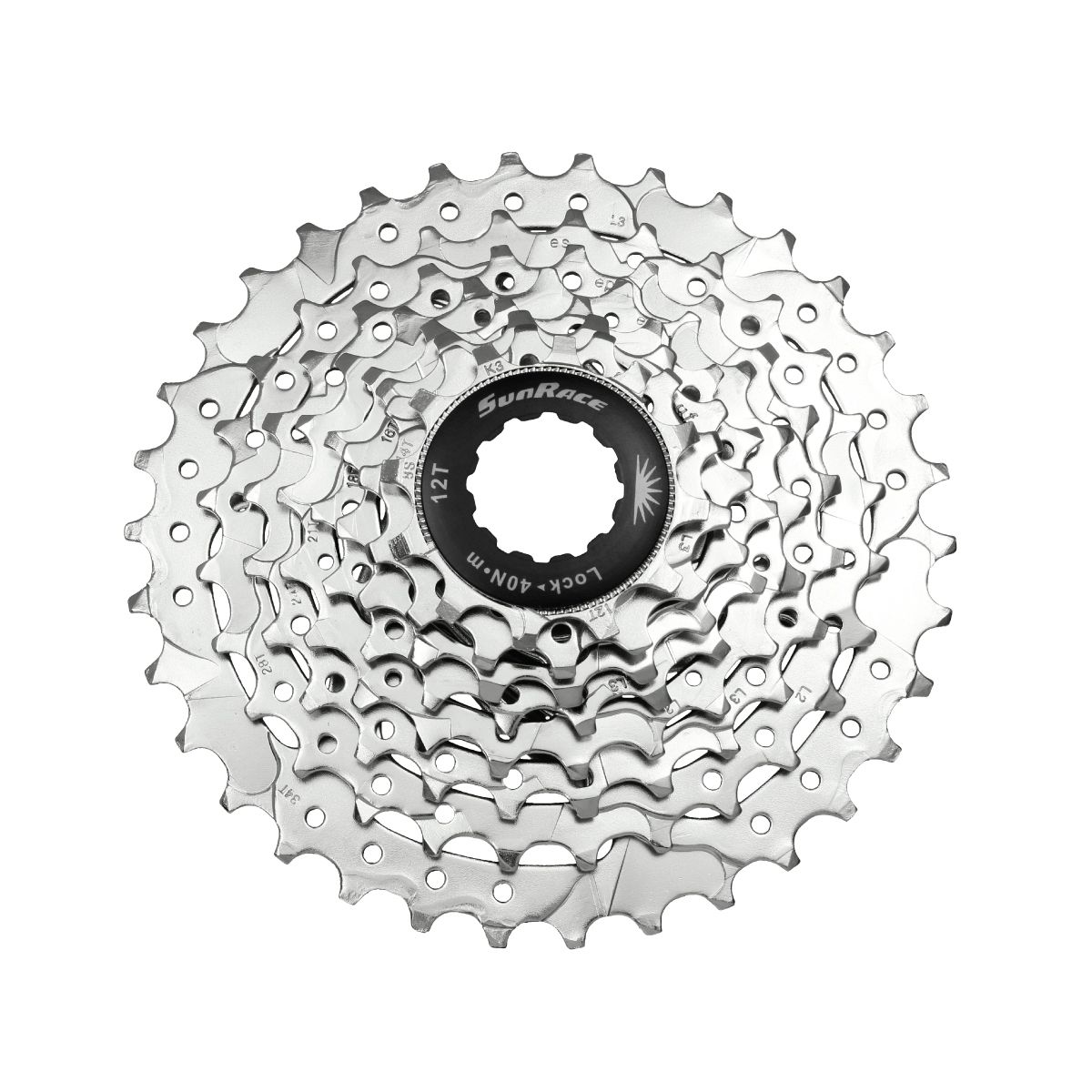 Sunrace Cassette Sprocket M66 Box 8S 11-32T Nickle